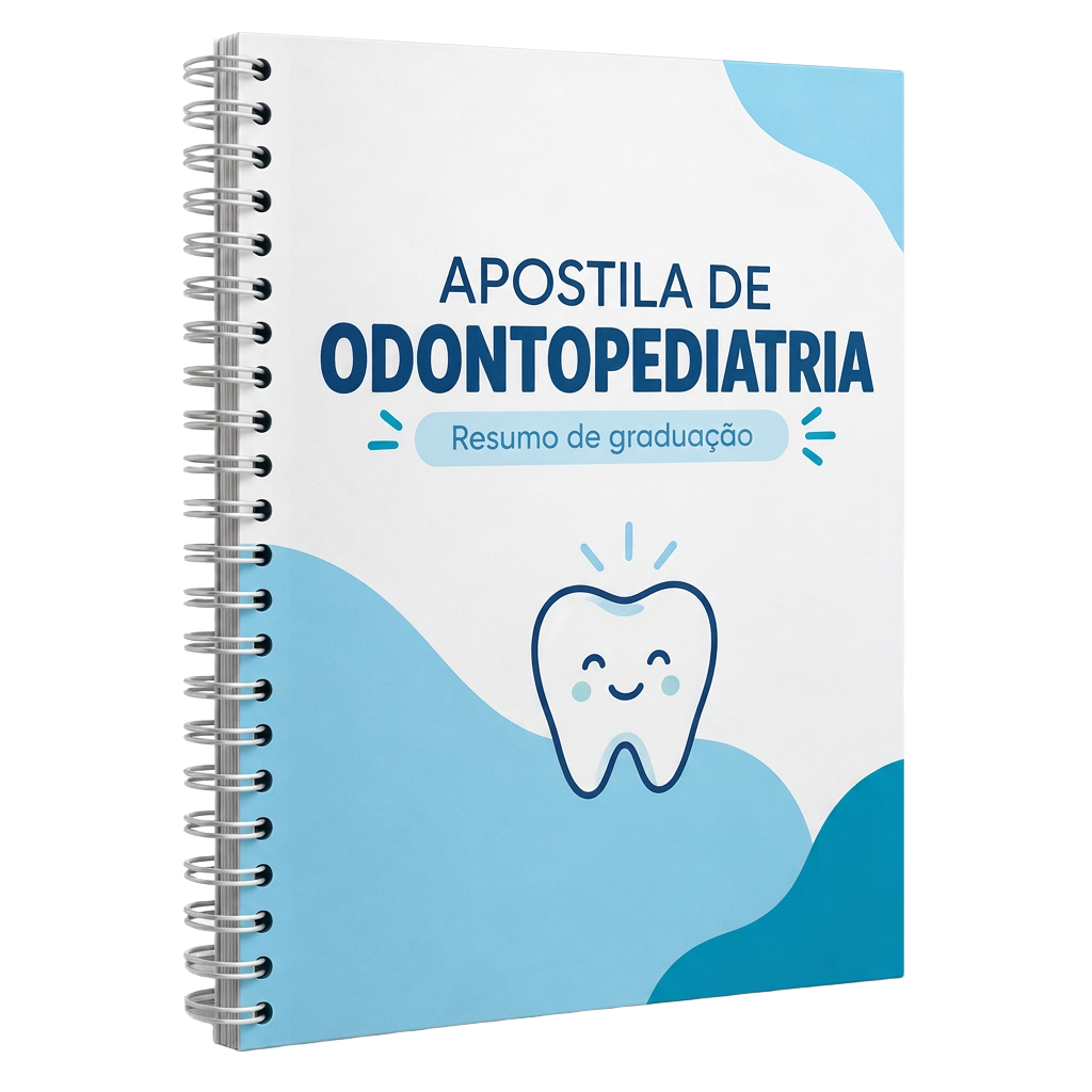 Capa da Apostila de Odontopediatria — Resumo de graduação